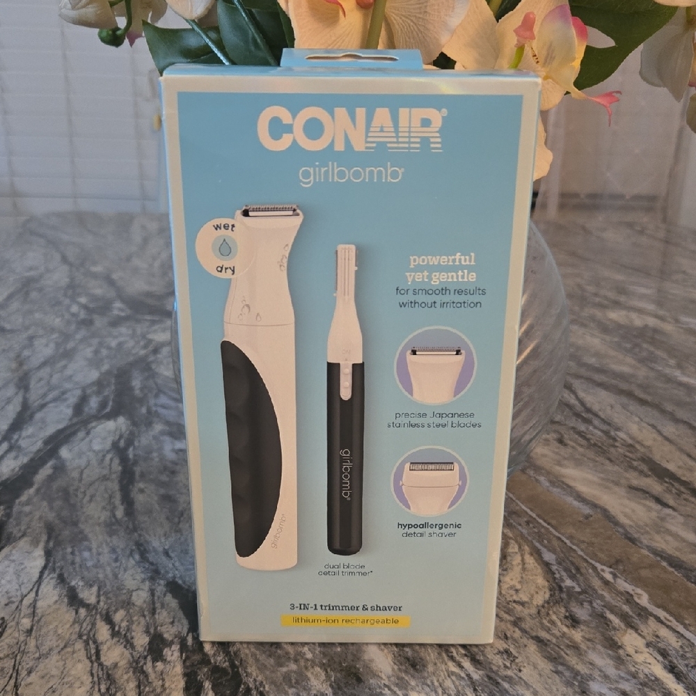 Conair Girlbomb 3-in-1 Trimmer and Shaver
